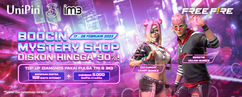 Dapatkan Diskon Hingga 90% di Boocin Mystery Shop, Serta Bonus Lainnya dari Tri & IM3!